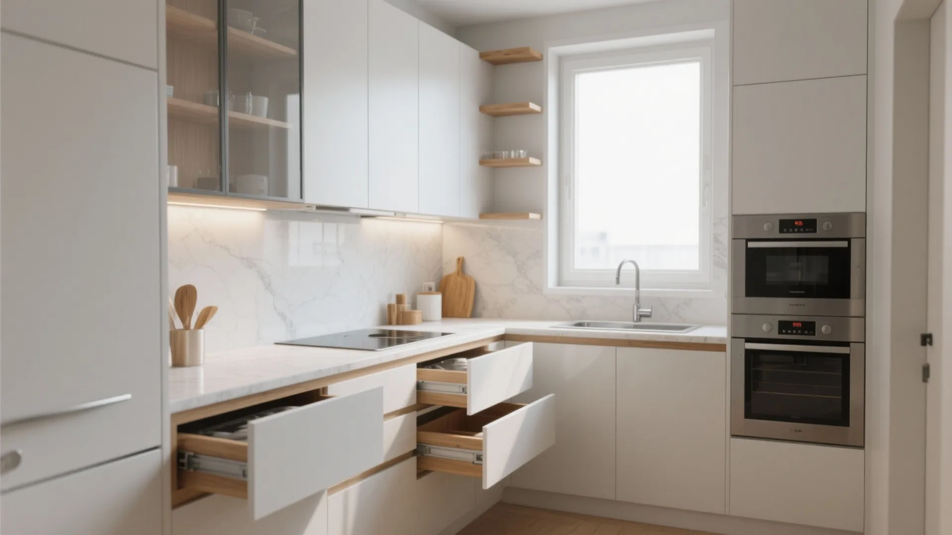 5 Small Kitchen Design Ideas: Turn tight footprints into luxe, livable kitchens with five designer-backed moves.