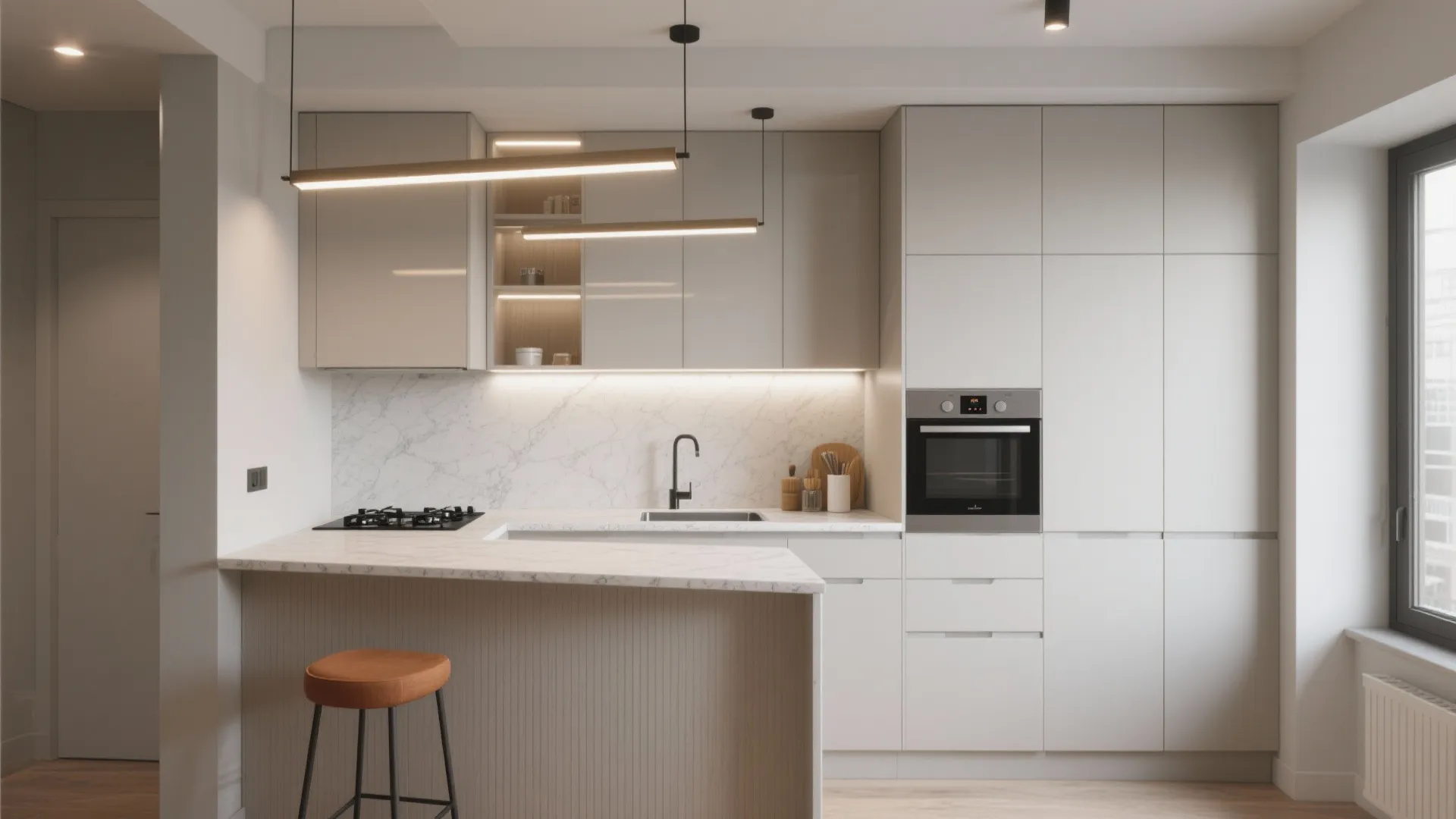 Small Modular Kitchen Pictures: Inspire Your Space with Smart Design: 1 Minute to Find Quick Inspiration for Your Modular Kitchen Makeover