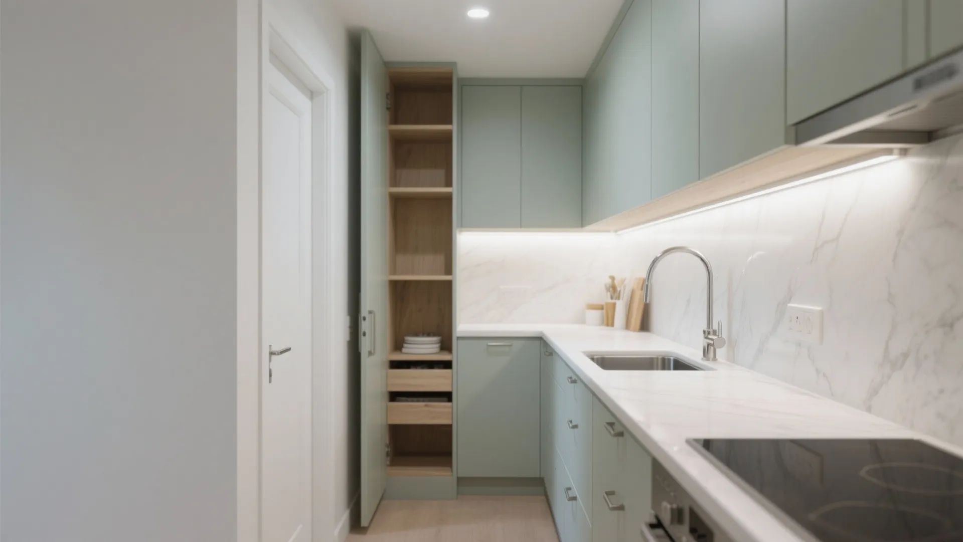 Kitchen Cabinets for Small Kitchen: Smart Storage & Style: 1 Minute to Space-Saving Kitchen Cabinet Solutions for Small Kitchens
