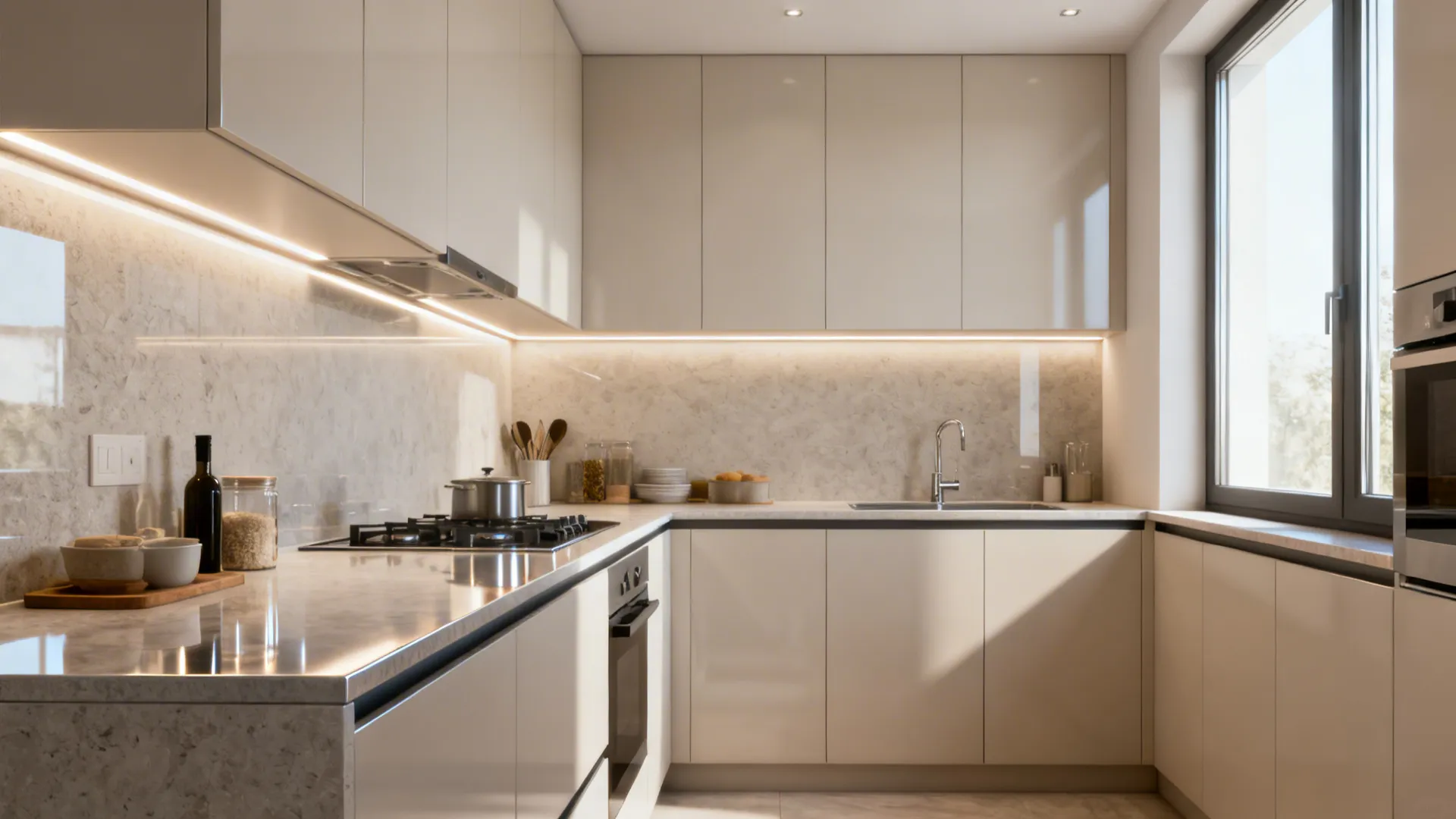 Kitchen slab design: 5 smart ideas for small spaces