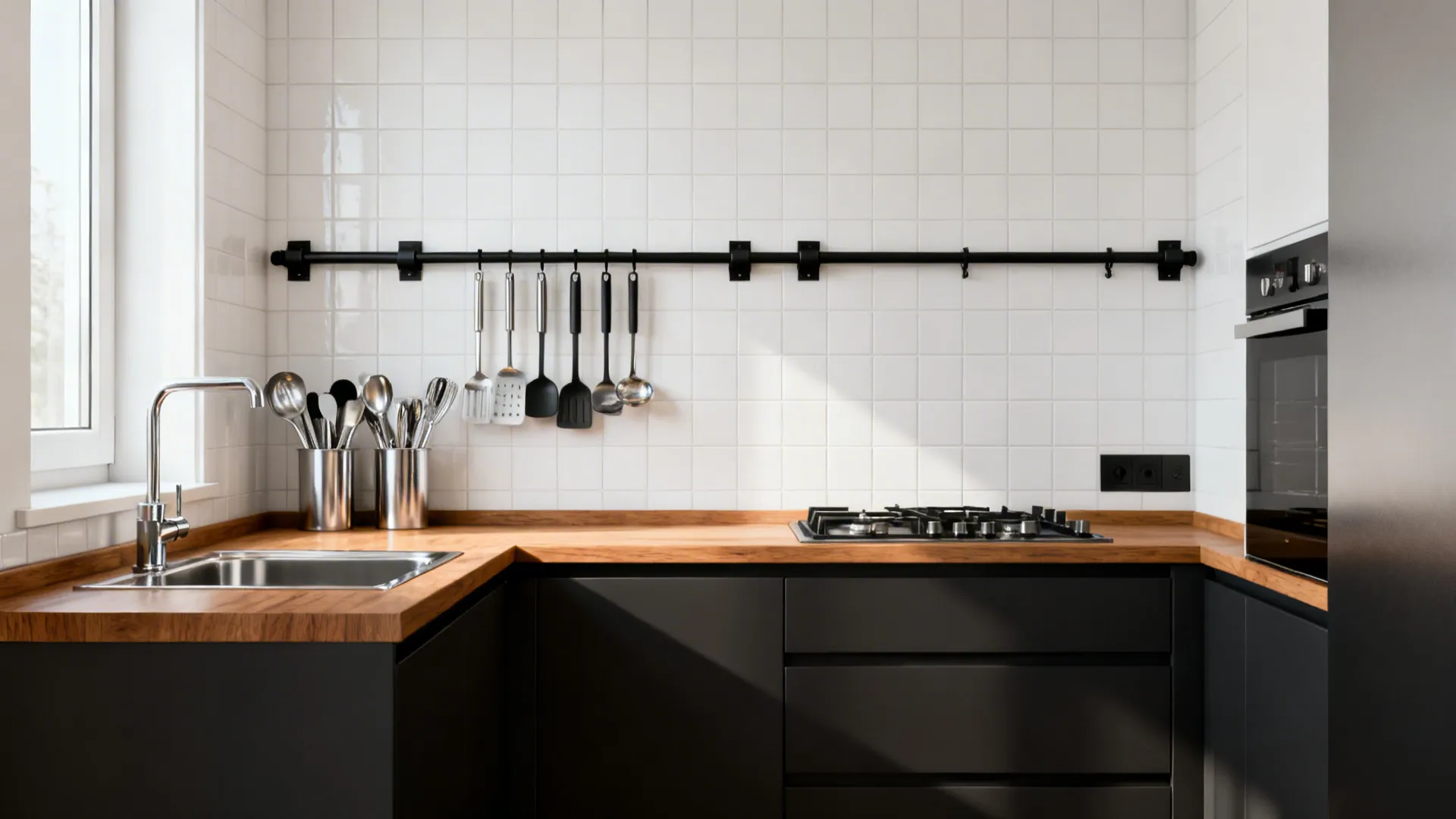 5 Smart Ideas for a Kitchen Utensil Rack (Wall Mounted)