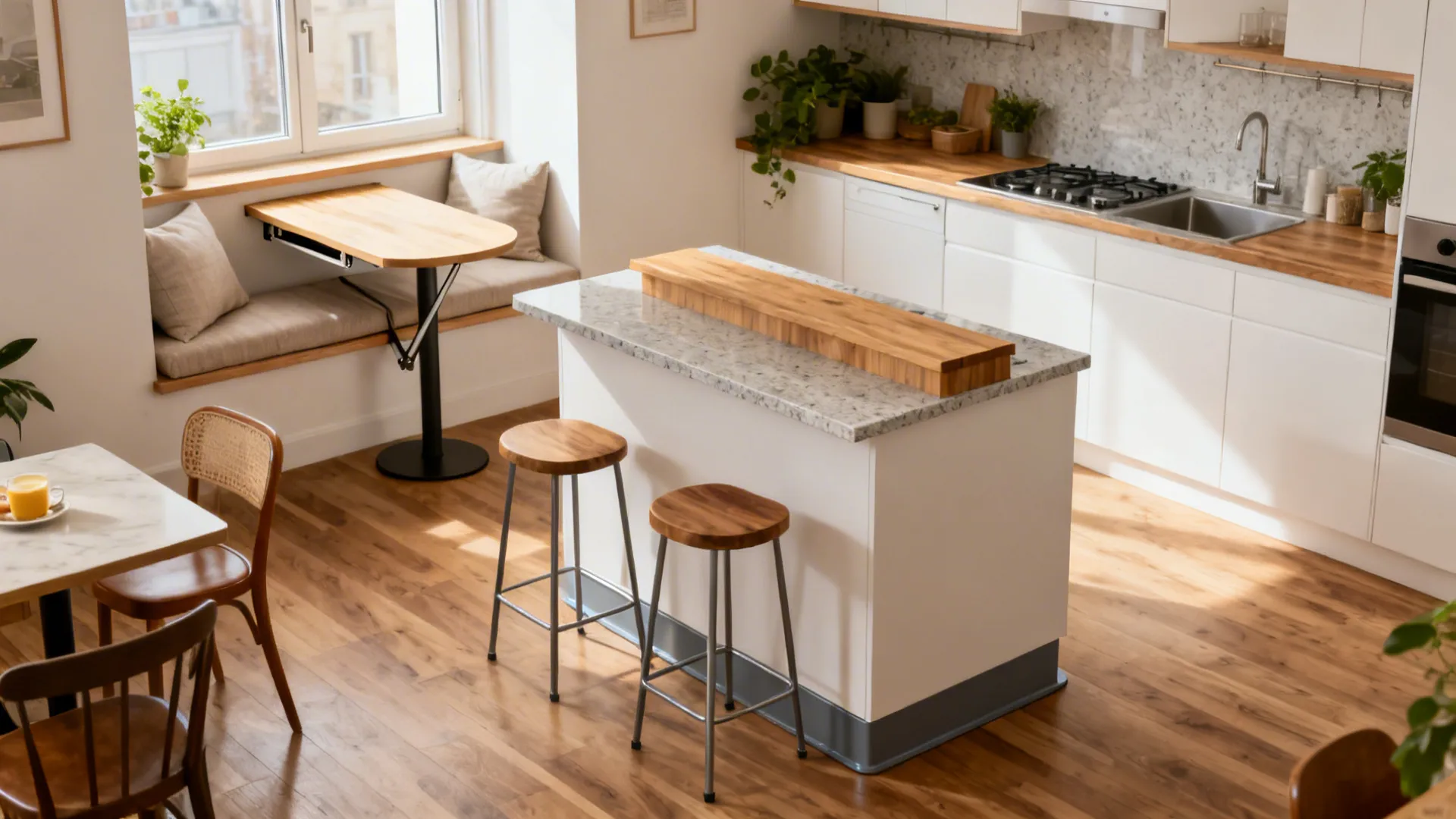 Breakfast Table Design in Kitchen: 5 Smart Ideas