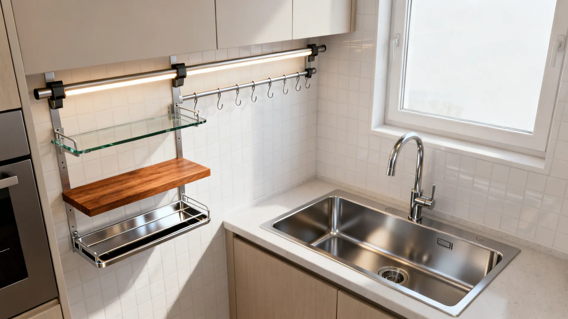 5 Smart Kitchen Over-Sink Shelf Ideas That Actually Work