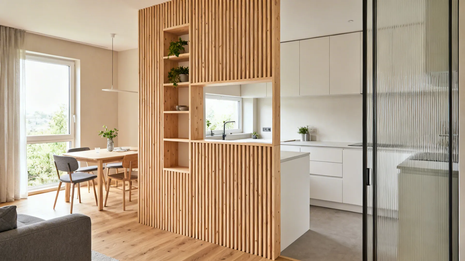 5 Ways to Divide a Small Kitchen and Dining Room with Plywood