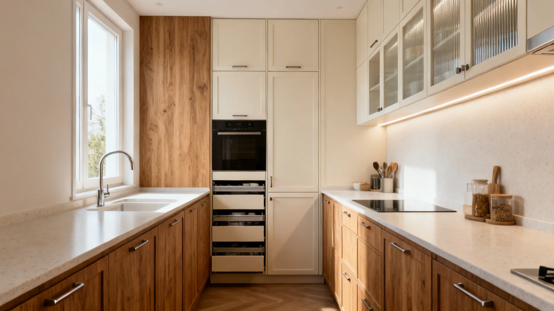 5 Interior Design Ideas for Kitchen Cabinets: Small-space savvy: my top 5 kitchen cabinet design ideas that blend style, storage, and real-life practicality