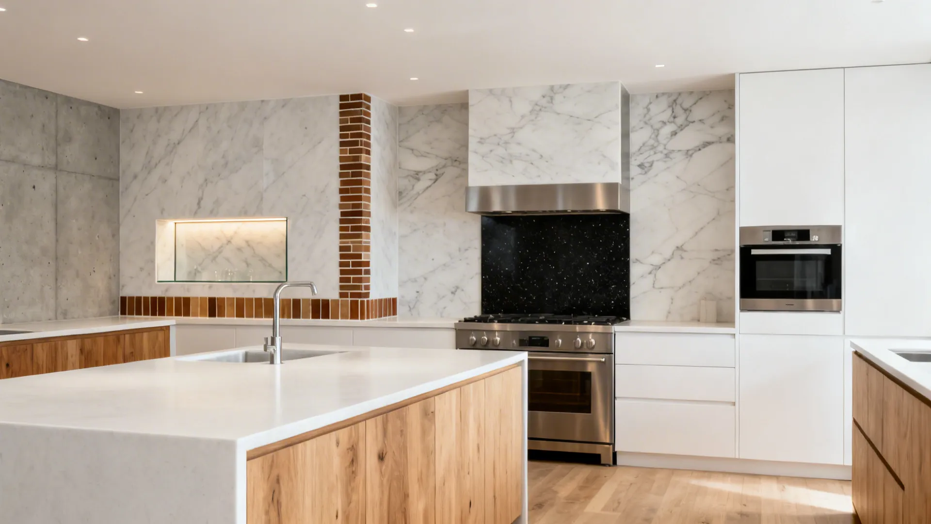 5 Kitchen Countertops and Backsplash Designs