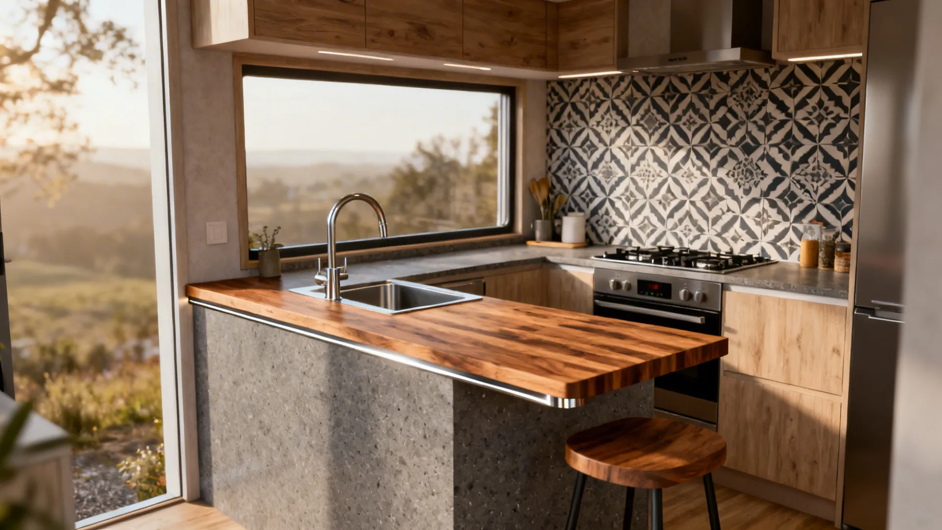 Small Kitchen Ideas That Stretch Countertop Budget