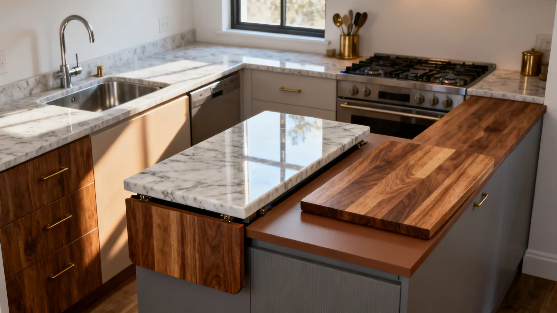 Small Kitchen Ideas That Stretch Your Countertop Budget
