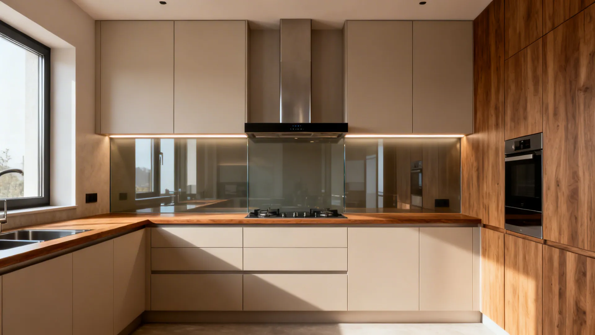 5 ideas for design of kitchen with electric chimney