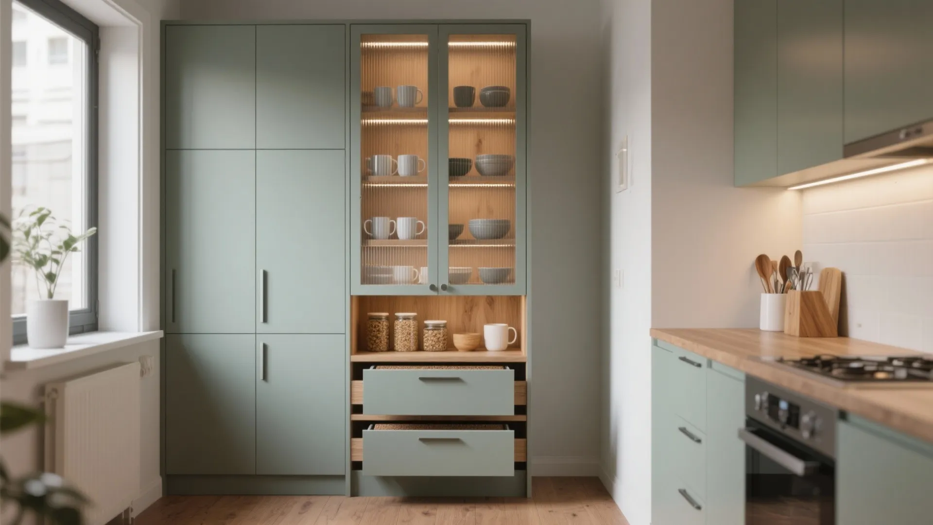 Kitchen Hutches for Small Kitchens: Space-Saving Storage Ideas: Fast-Track Guide to Stylish Storage in Just 1 Minute
