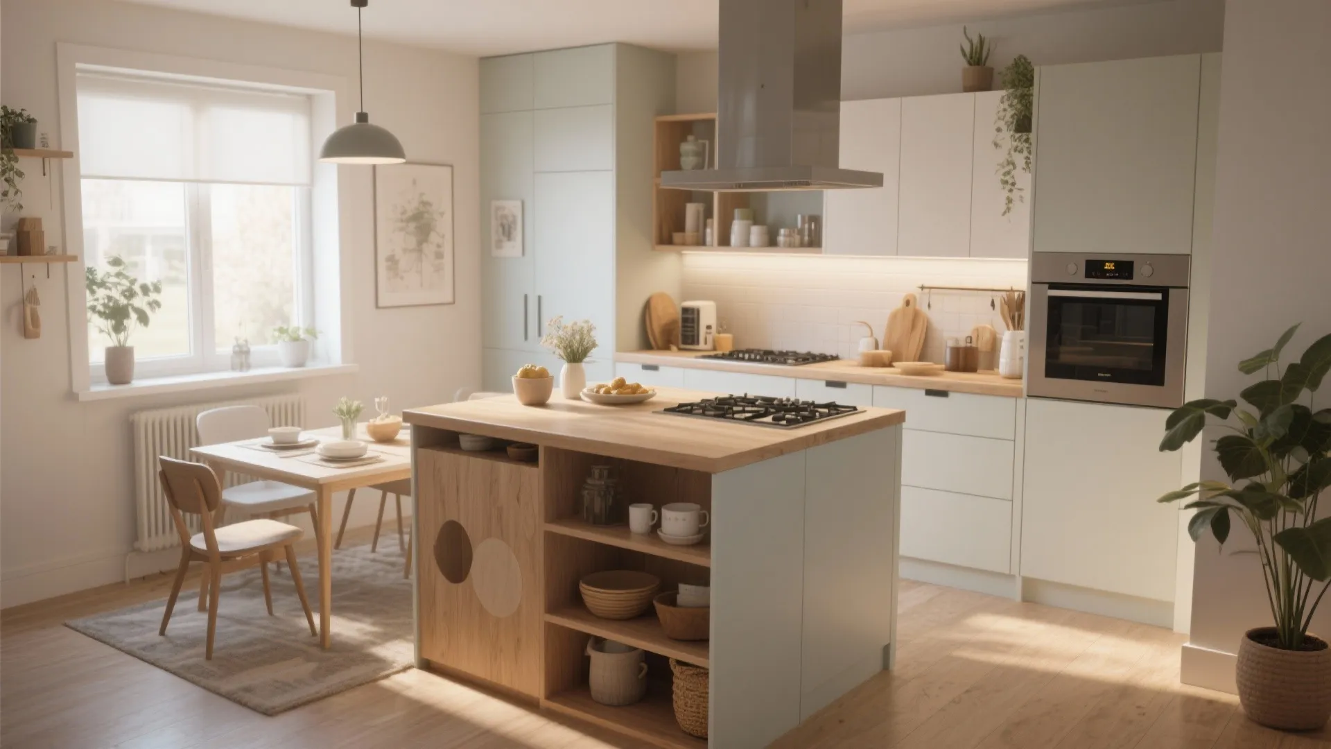 10 Kitchen Island Dining Table Combo Ideas