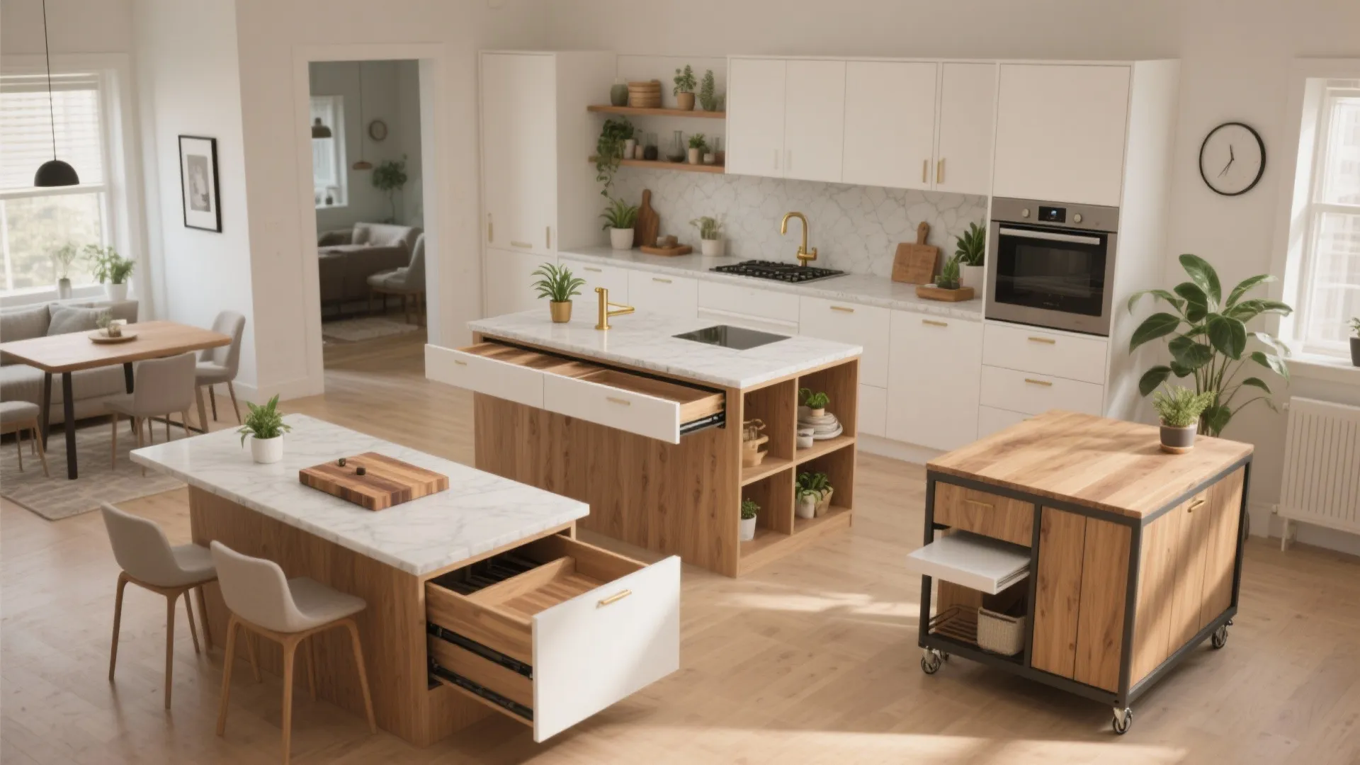 5 Unique Kitchen Island Ideas: Creative, practical kitchen island inspirations for small and busy homes