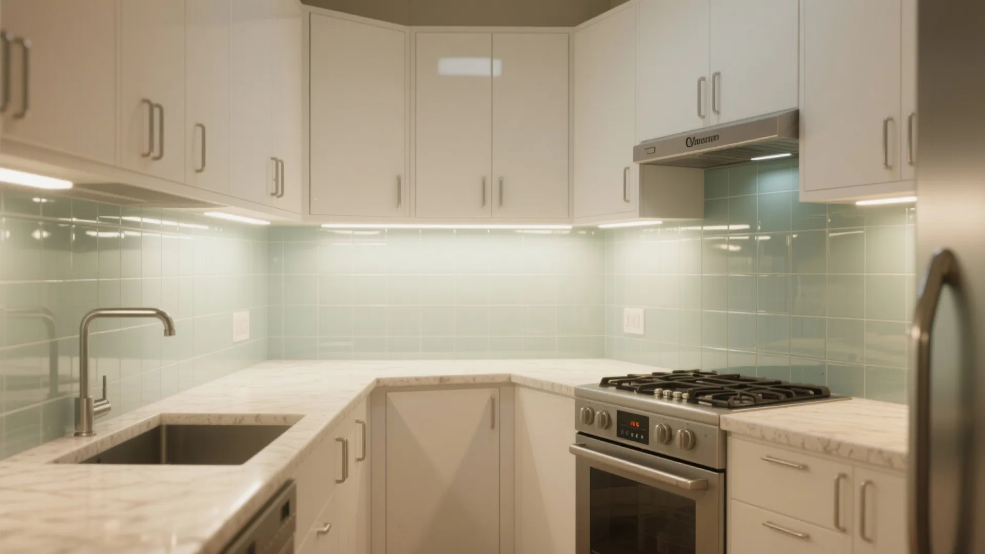 3) The Small Kitchen Refresh (Smart Storage + Backsplash Personality)