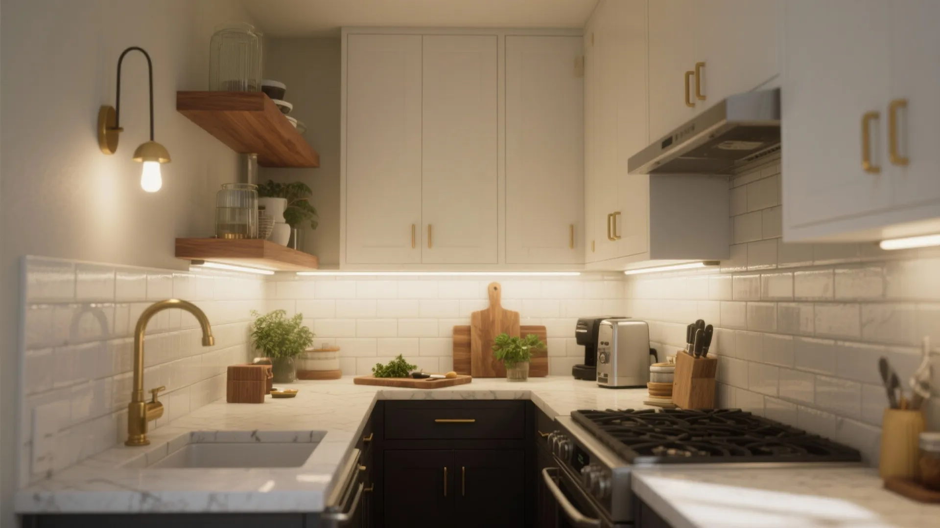 5 wall light lamp ideas for small kitchens: Practical, stylish wall light lamps that make compact kitchens feel bigger