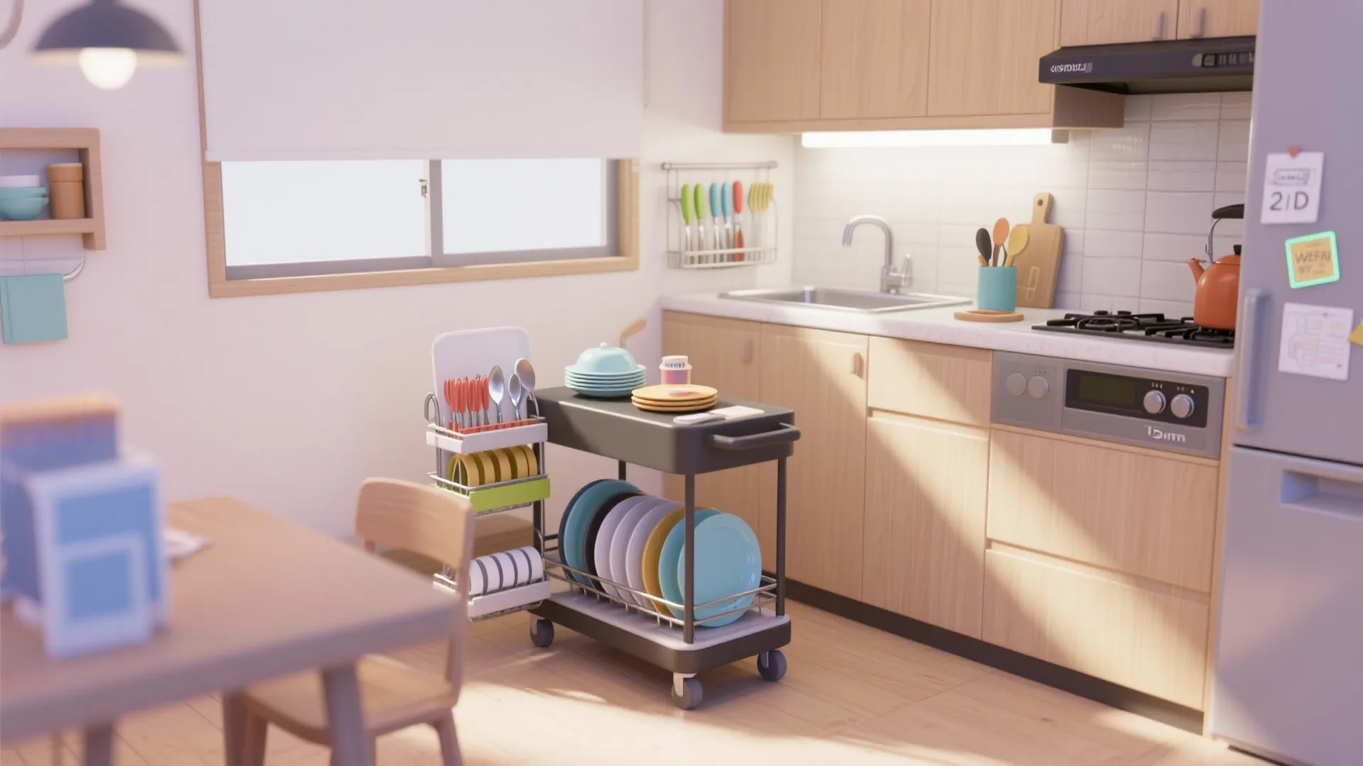 Tips 5: 小さなキッチンでも3人分を快適に——作業幅と家事シェアの仕立て