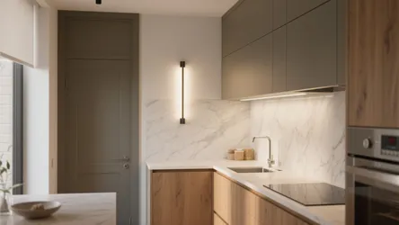 5 Small Kitchen Design Ideas with Philips Comet Wall Light
