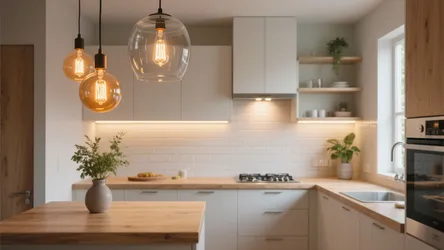 5 Ideas for Decorative LED Light Bulbs in Small Kitchens