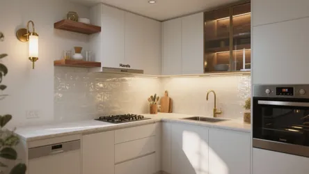 5 Small-Kitchen Design Ideas with Havells Wall Lights