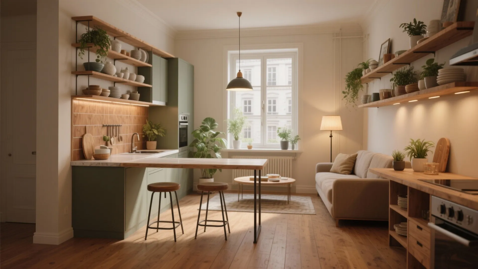 5 Small Kitchen and Living Room Combo Ideas: Smart, stylish solutions I’ve used to make tiny kitchen-living combos feel spacious and liveable