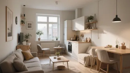 10 Small Kitchen & Living Room Ideas