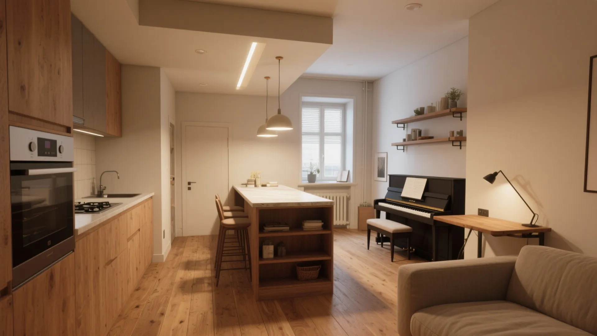 5 Small Kitchen and Living Room Ideas: Space-saving, stylish solutions for combined small kitchen and living rooms