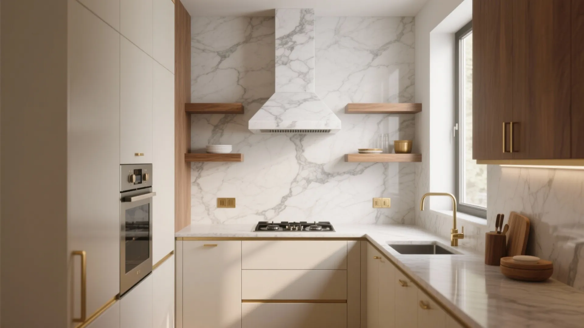 White Marble Backsplash Kitchen: 5 Fresh Ideas: Small tweaks to elevate your kitchen with a white marble backsplash—practical, stylish, and budget-aware