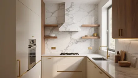 White Marble Backsplash Kitchen: 5 Fresh Ideas