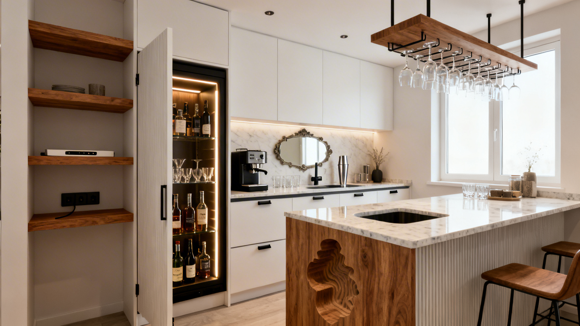 Small Kitchen Too Tight? Mini Bar Design Ideas That Fit