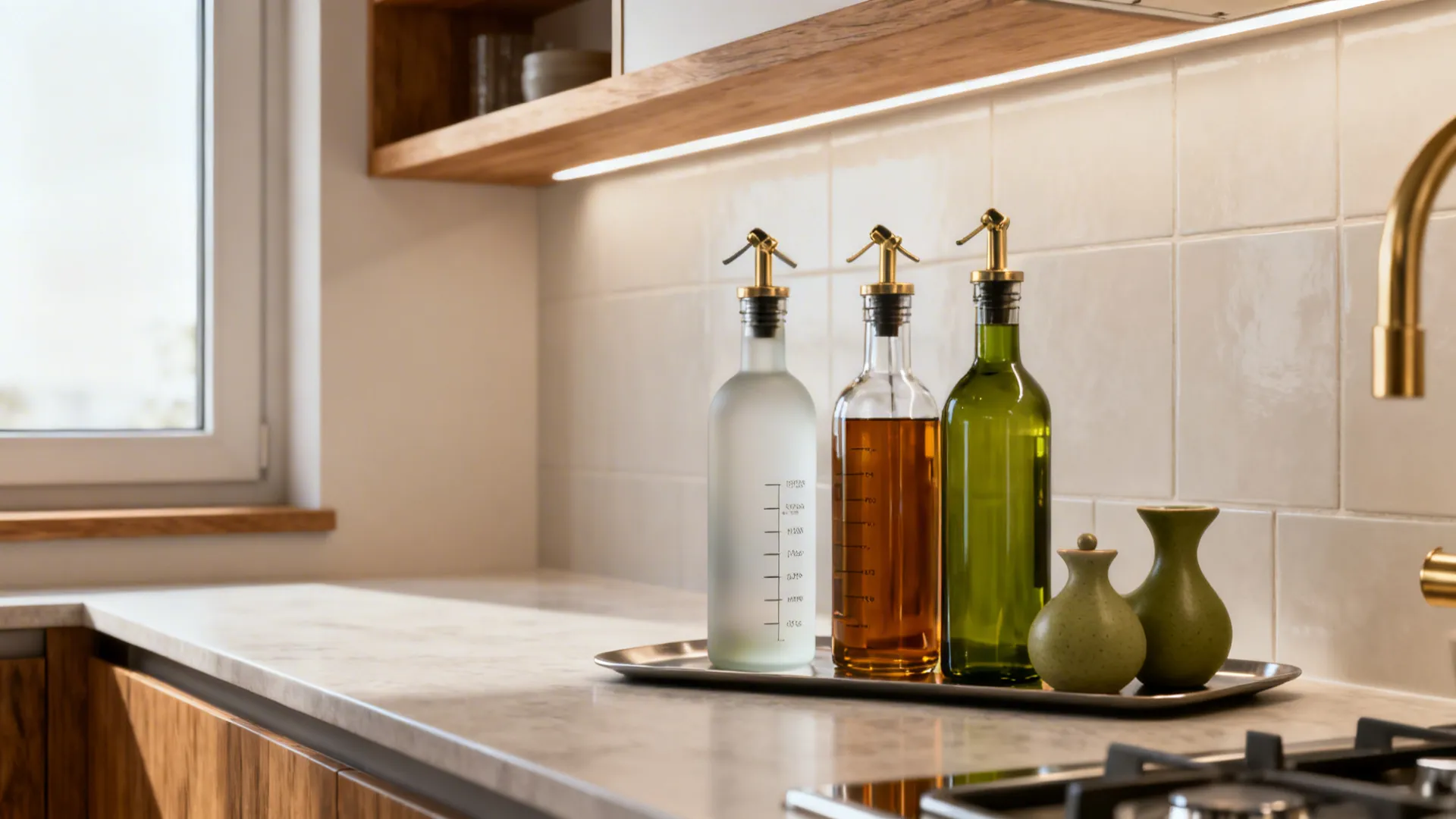 Decorative Oil Bottles for Kitchen: 5 Designer Ideas