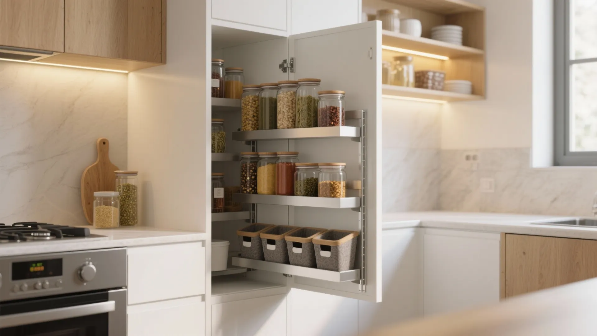 Pull Out Kitchen Pantry Unit: My Small Space Storage Revolution