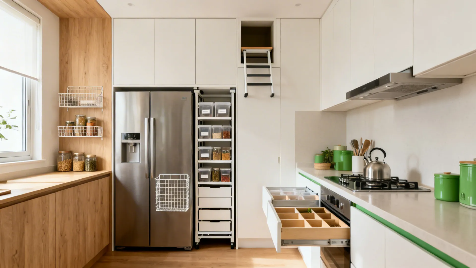 5 Kitchen Pantry Space-Saving Ideas That Truly Work: As a senior interior designer, here are my 5 proven pantry strategies for small kitchens—real-world tips, pros/cons, and expert-backed advice.