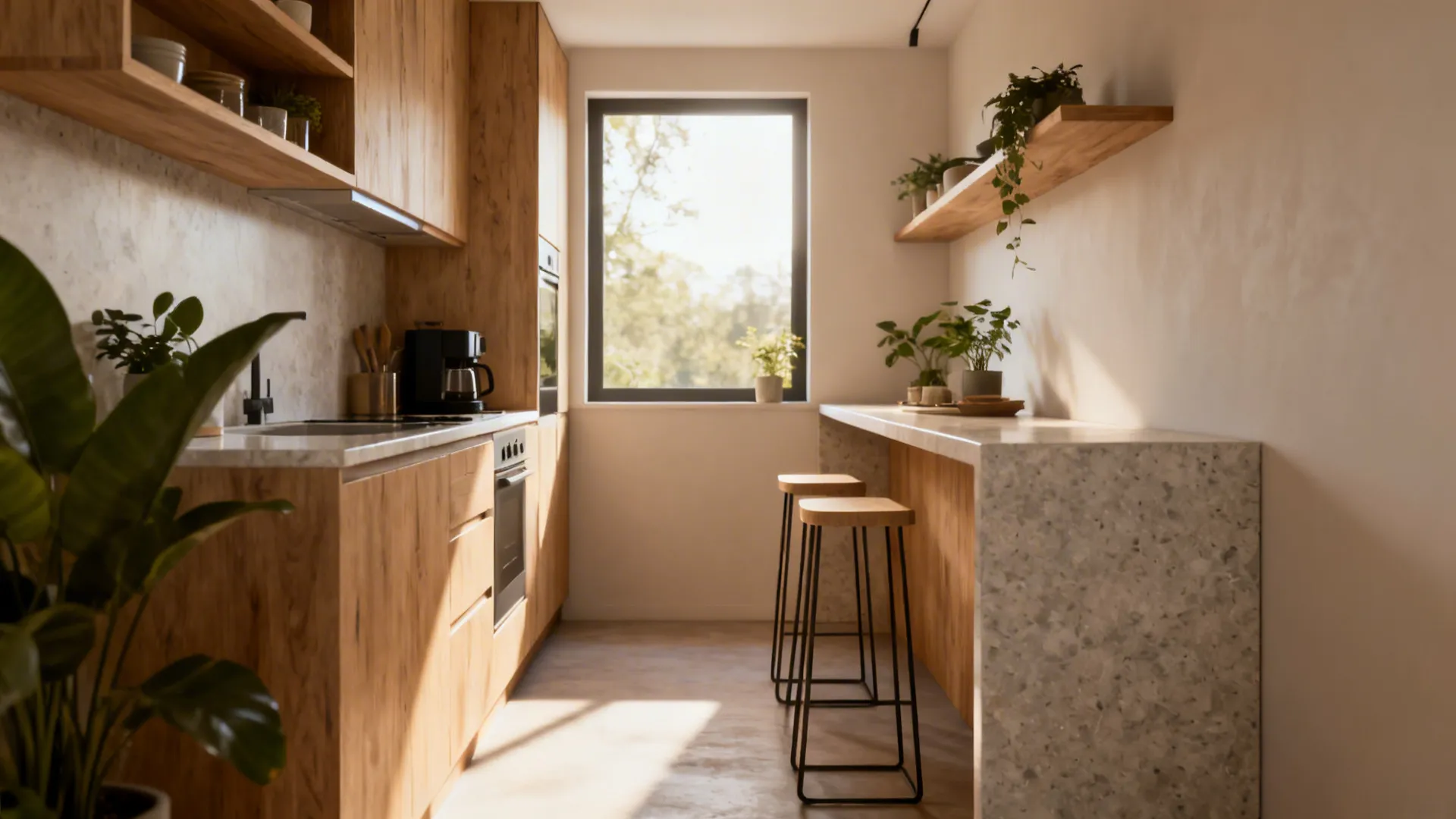 5 Small Kitchen + Breakfast Bar Ideas