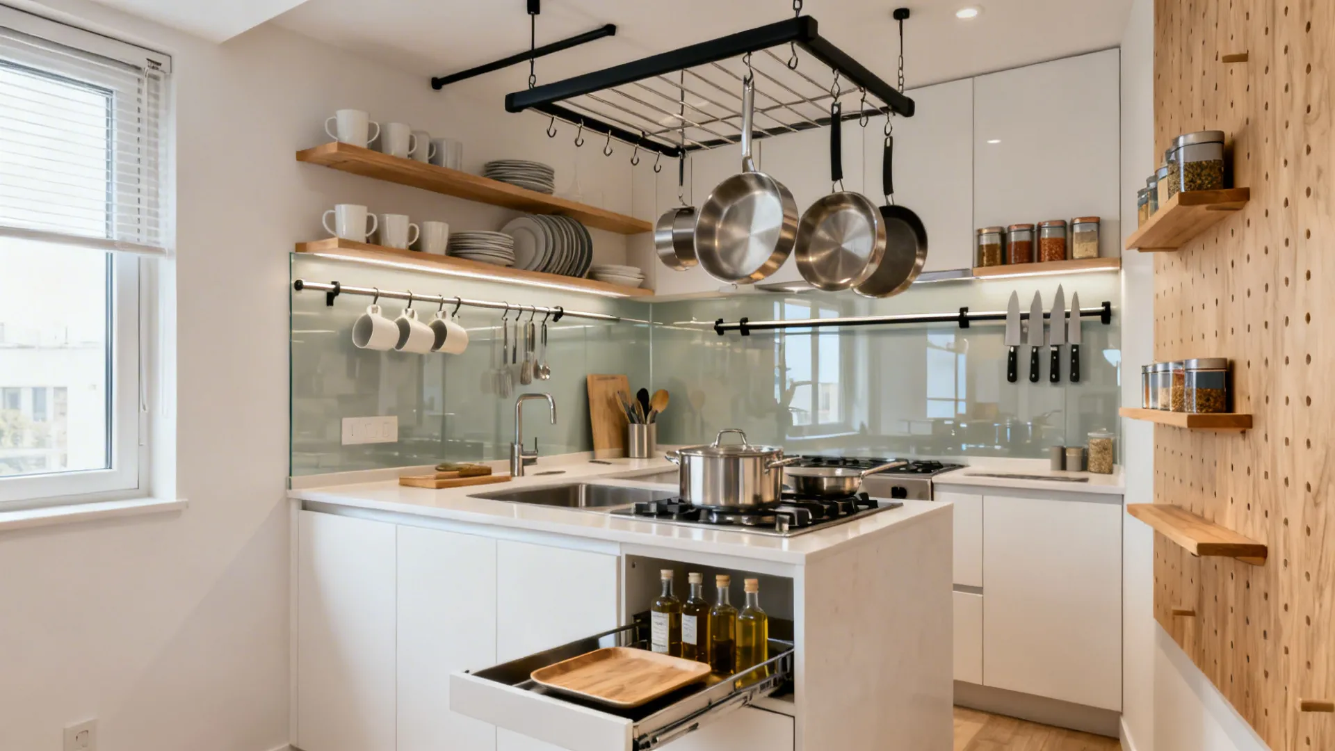 5 Kitchen Rack Ideas That Maximize Small Spaces