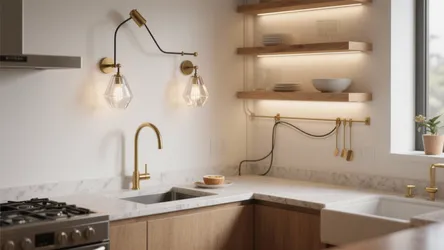 5 Beautiful Wall Lights for Small Kitchens