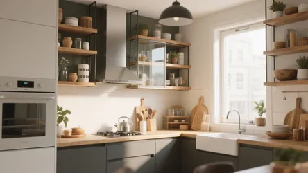 10 Creative Ideas for Kitchen Shelves
