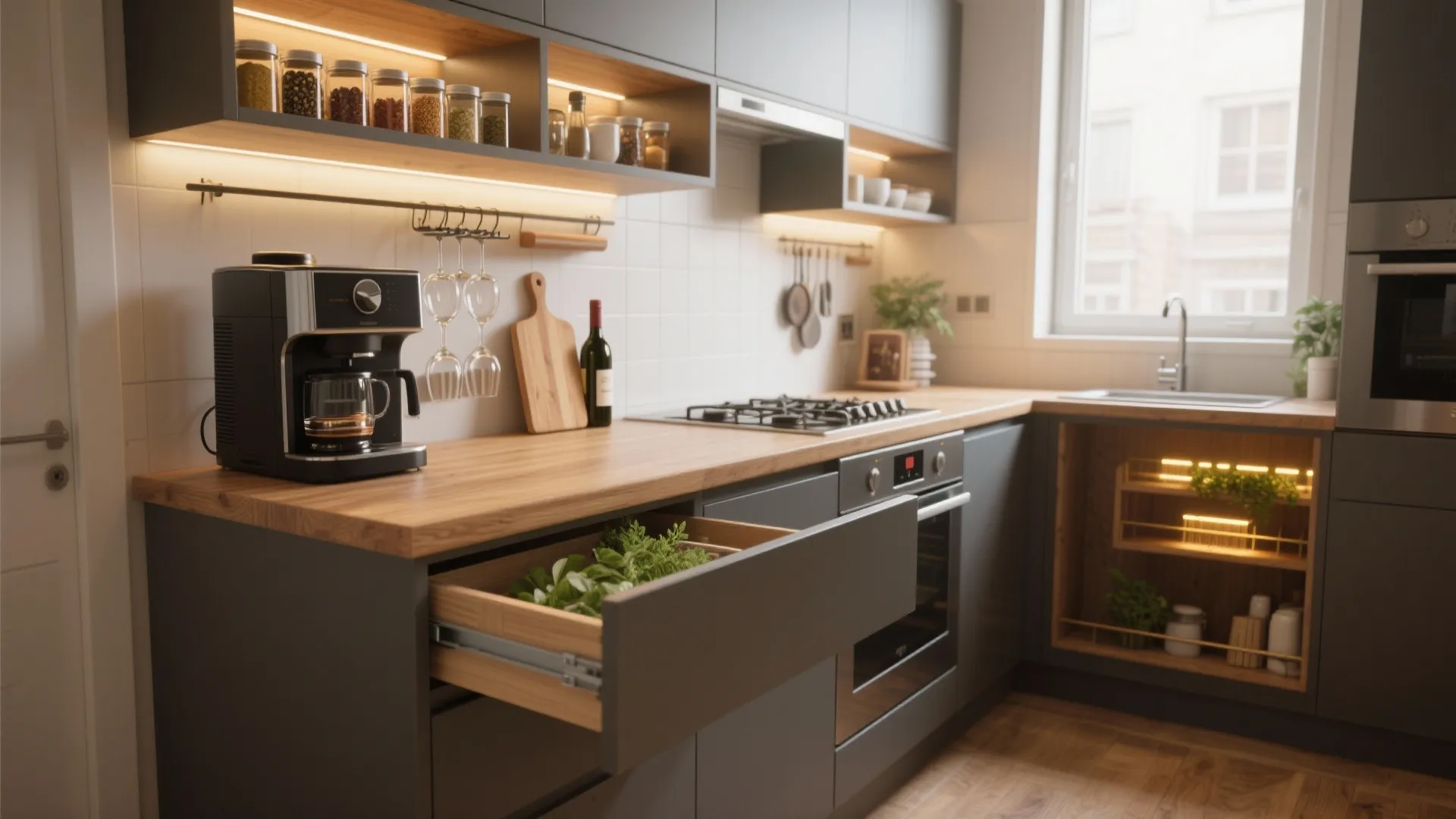 Under Kitchen Cabinet Shelf Ideas for Small Spaces: Maximize your kitchen storage with clever shelf solutions