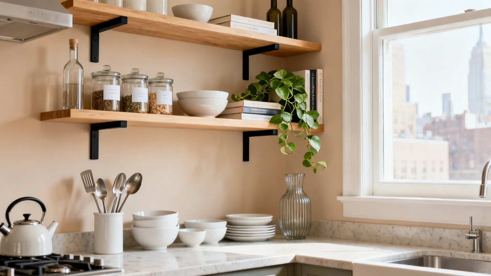 How to Decorate Kitchen Shelves: 5 Designer-Proven Ideas