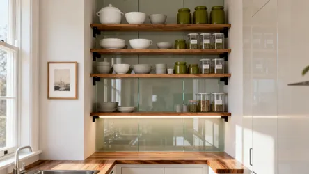 5 smart ways to decorate old kitchen shelves