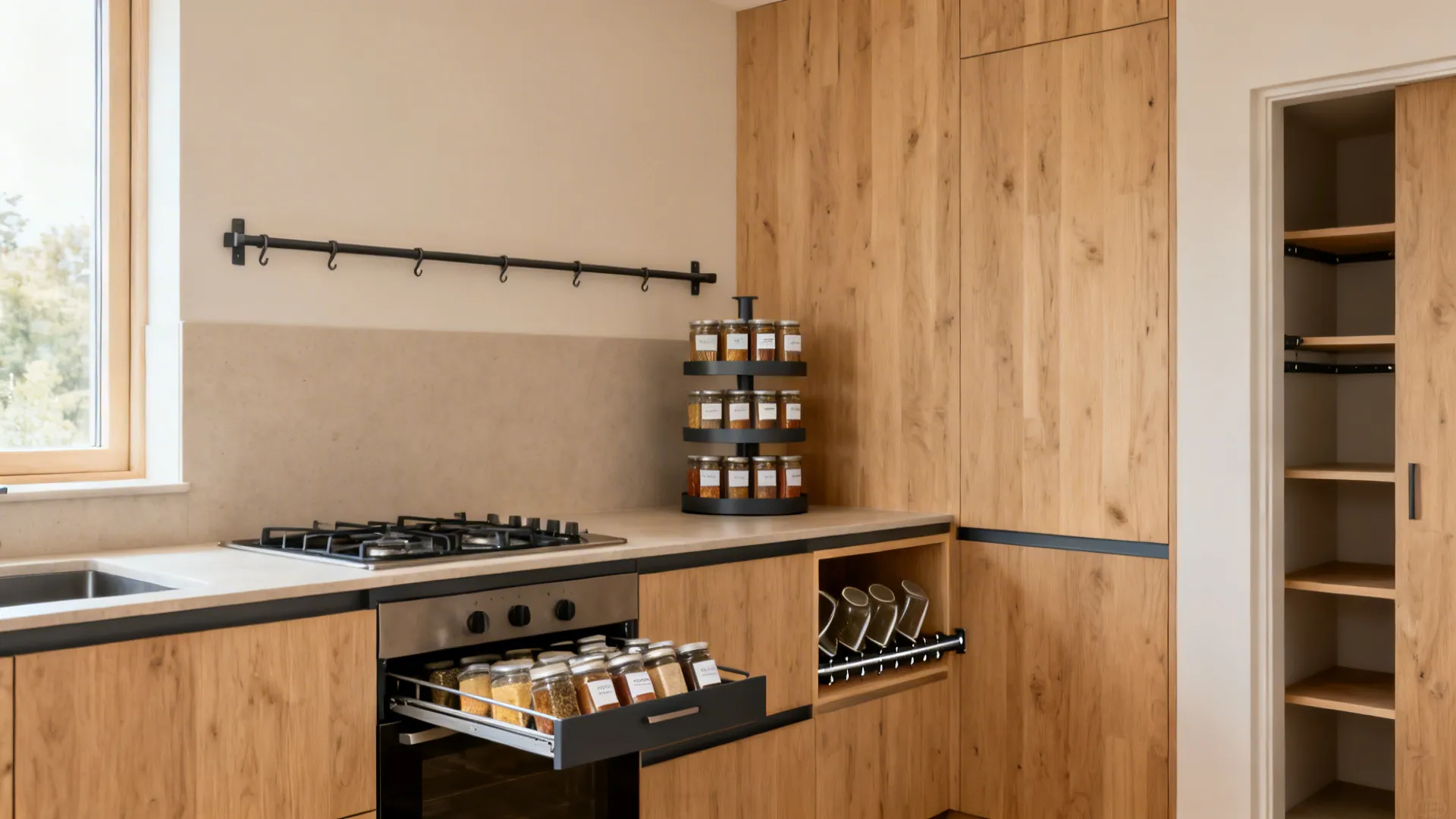 5 Smart Small-Kitchen Spice Rack Ideas (With Steps)