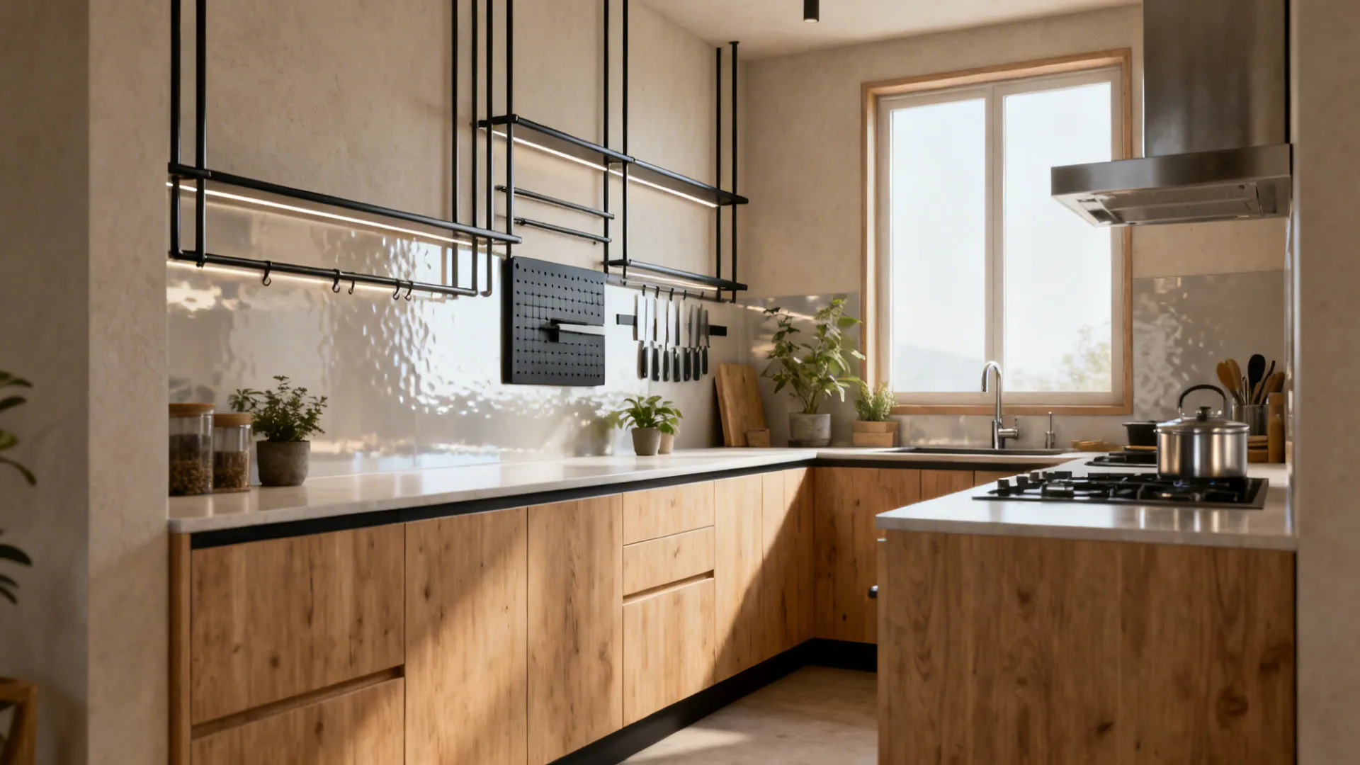 5 Smart Ideas for Kitchen Wall Rack Steel Storage