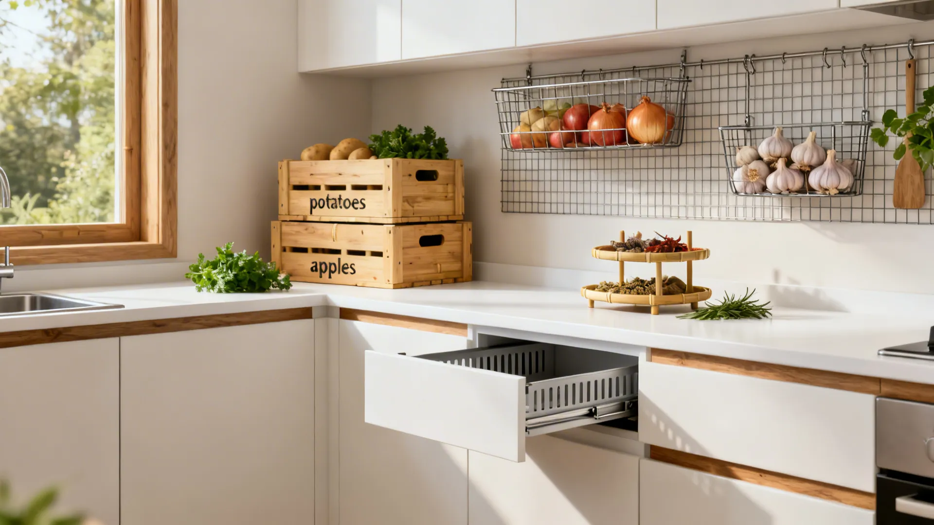 5 DIY Kitchen Vegetable Storage Ideas That Really Work