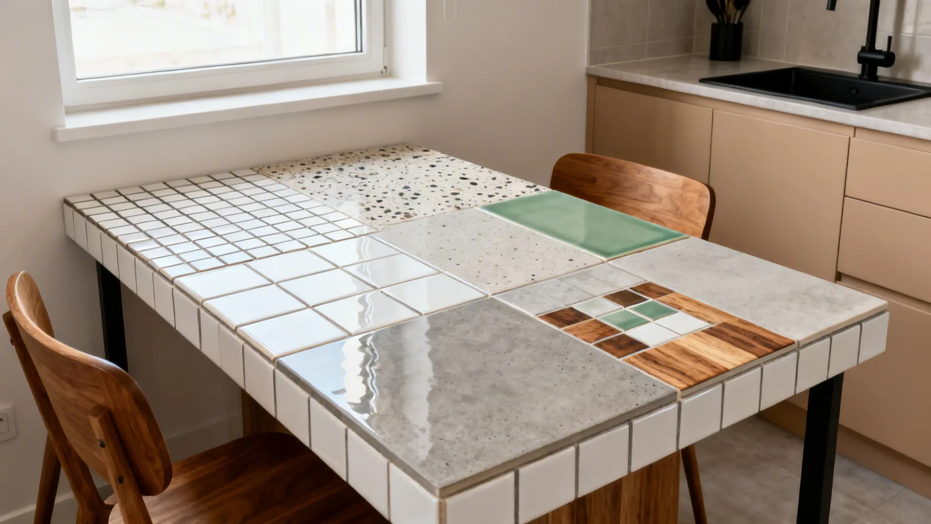 5 Kitchen Table Top Tiles Designs I Swear By