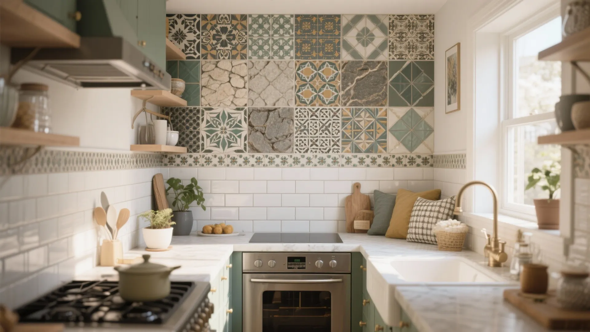 5 Wall Tile Design Ideas for Small Kitchens: Creative wall tile inspirations to transform compact kitchen spaces