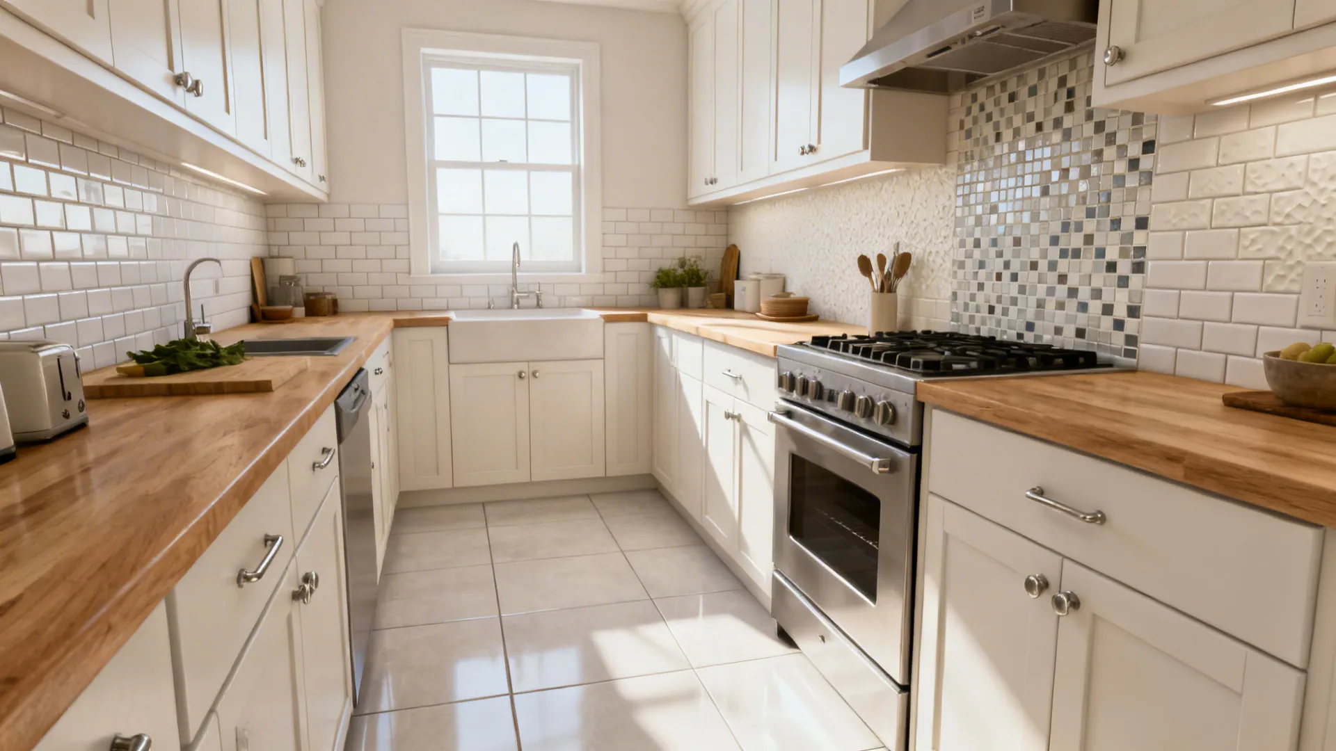 Small Kitchen Feels Too Small? 5 Small Kitchen Tile Ideas That Add Space