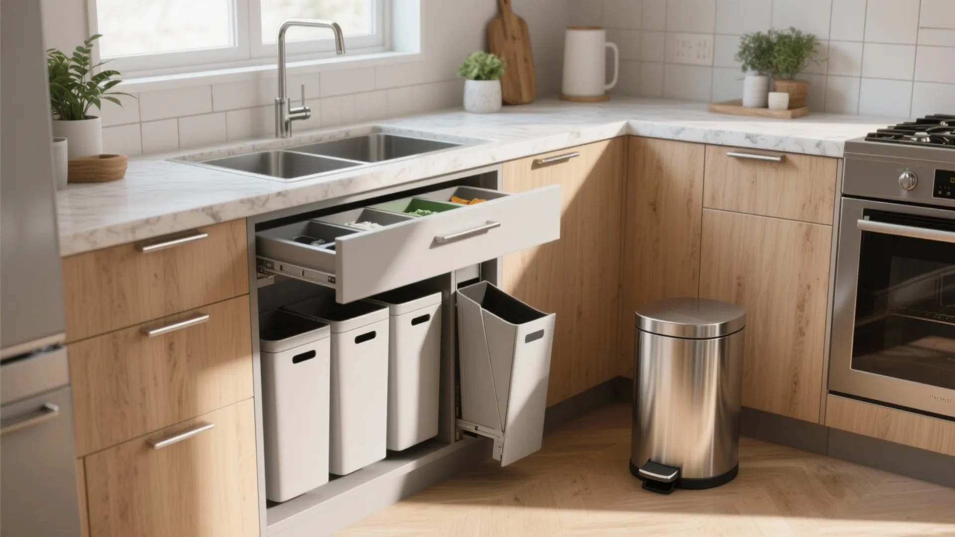 Kitchen Garbage Can Ideas: 5 Smart Solutions: Clever, compact and practical garbage can ideas for every kitchen — five tested approaches