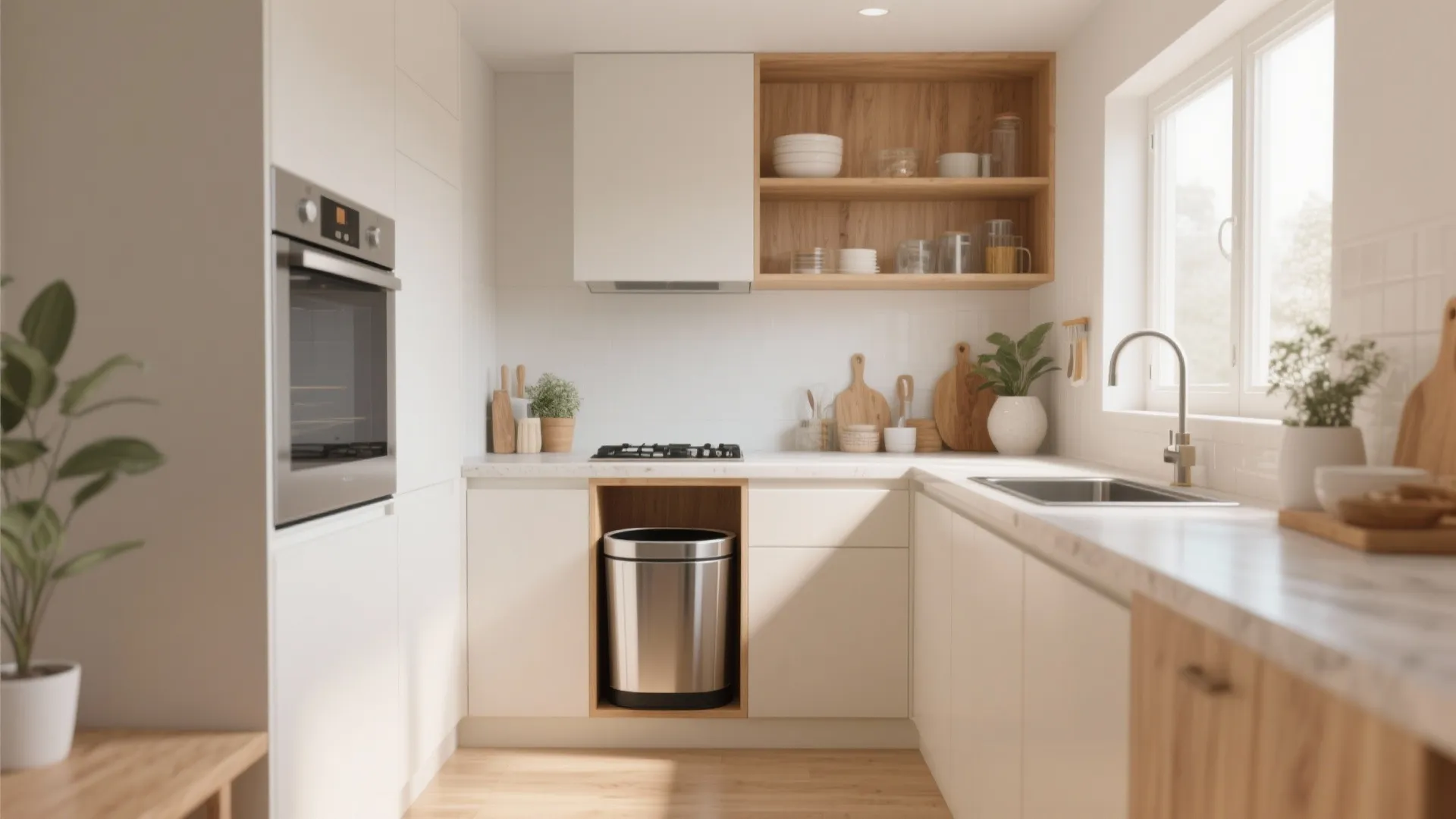 10 Smart Kitchen Trash Bin Ideas