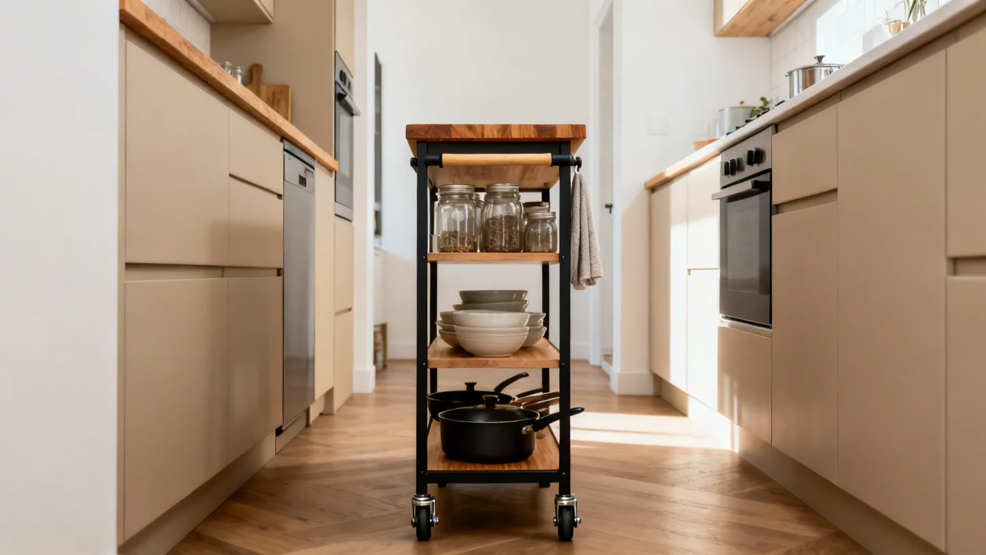 5 Kitchen Trolley Designs That Maximize Small Spaces
