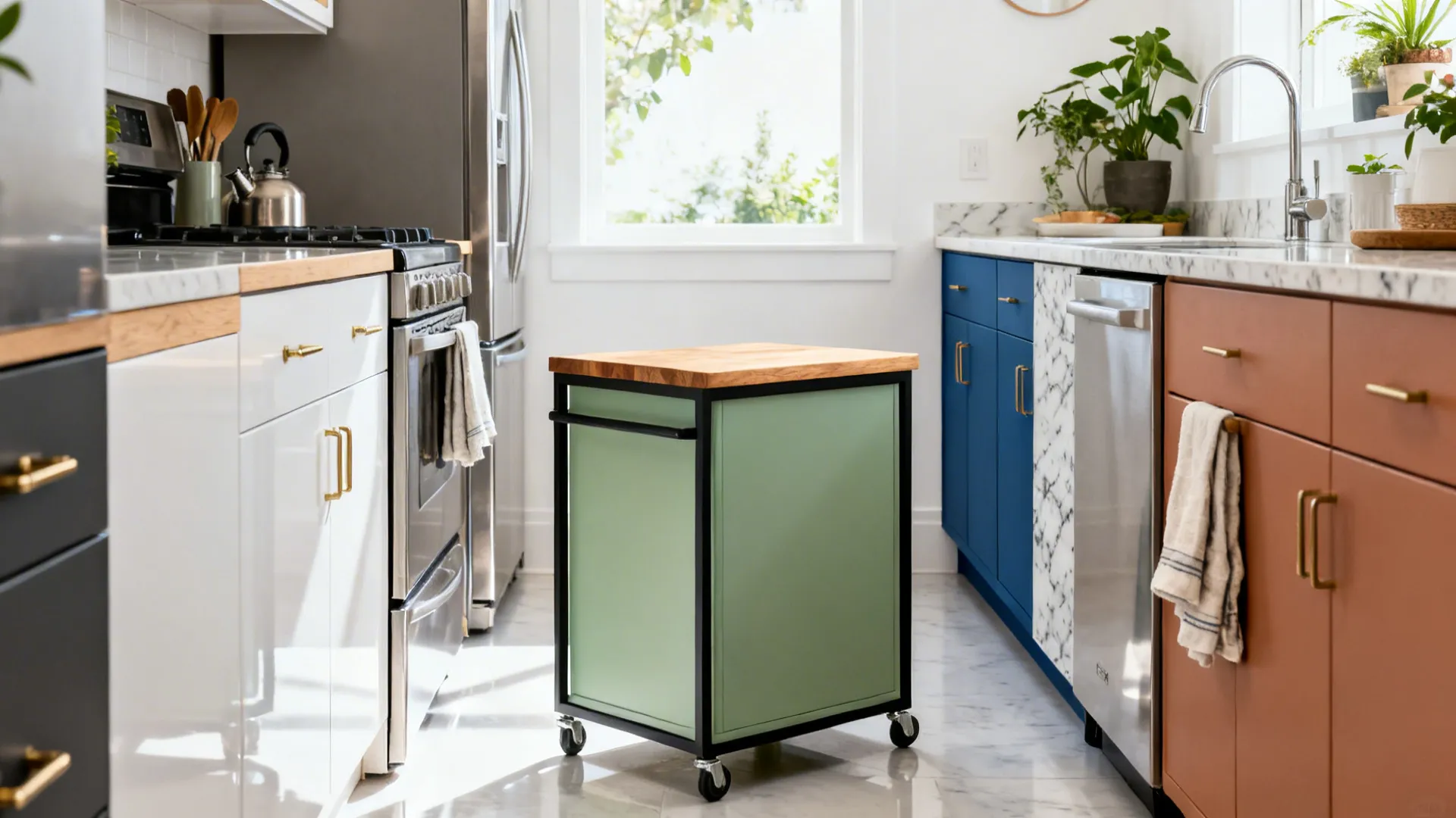 5 Kitchen Trolley Design Colour Combinations That Work