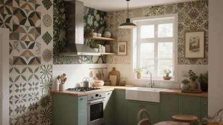 10 Creative Kitchen Wallpaper Ideas