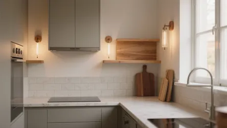 5 wooden wall lights ideas that elevate small kitchens